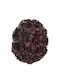 Decorative Black Stone Vase 32x32xH36cm