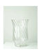Dekorative Glasvase Transparentes Glas Φ14xΥ20cm