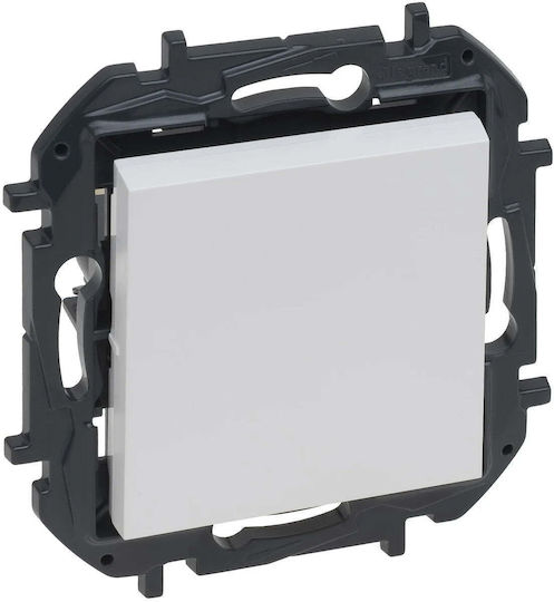 Legrand Niloe Step Χωνευτός Διακόπτης Τοίχου χωρίς Πλαίσιο Aller Retour Λευκός