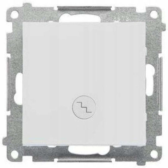 Kontakt-Simon Vertiefter Elektrischer Wandtaster Einweg Ohne Rahmen Elektrische Wandschalter Grau