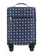 Guess Reisekoffer Kabine Marineblau Höhe 45cm
