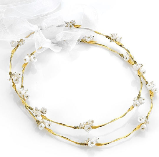 Handgefertigte Hochzeitskronen Βητώ 245 Silber