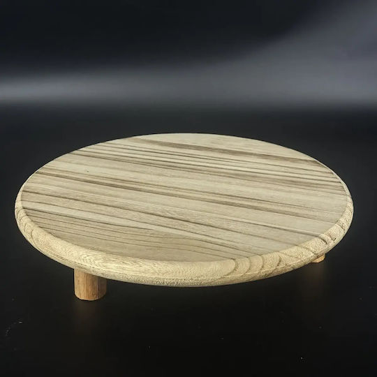 Hölzernes Hochzeits Tablett Beige