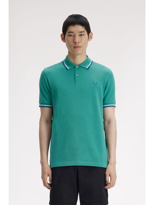 Fred Perry Fred Perry Herrenblusen Polo Türkis