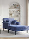 Modern Chesterfield Liegestuhl Blau M101xP174xH90cm