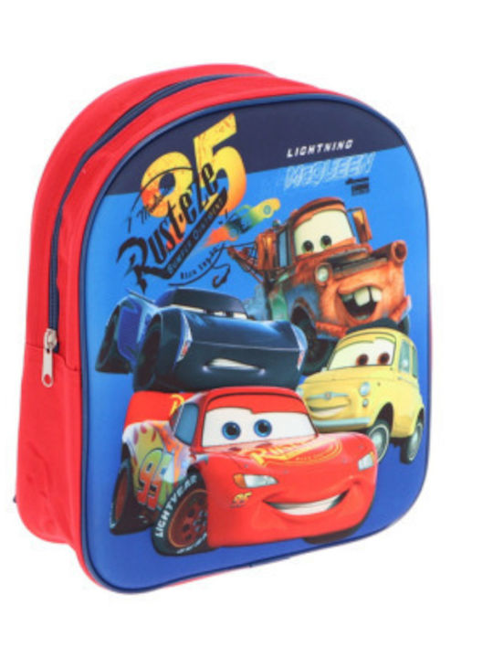 Disney Cars Σχολική Τσάντα Πλάτης Δημοτικού Πορτοκαλί 26 x 10 x 30εκ