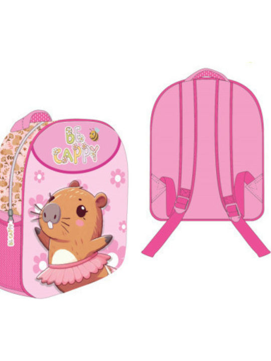 Disney Capybara Dancing Σχολική Τσάντα Πλάτης Δημοτικού 26 x 10 x 30εκ