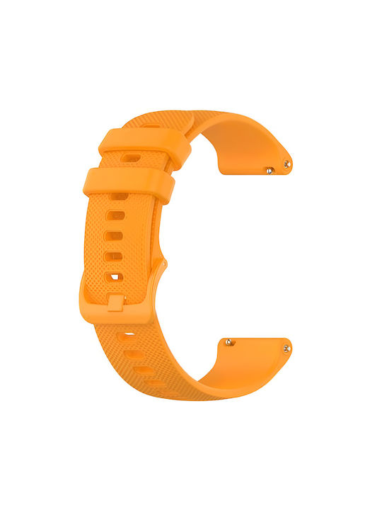 Каишка от силикон Rhombus Pattern Xiaomi Watch S4 41mm Оранжева