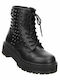 Stiefeletten Damen mit Mittelhohem Absatz Schwarz