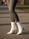 Stiefeletten Damen mit Hohem Absatz Beiges