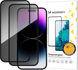 Wozinsky Sticlă Privacy Tempered Glass Iphone 18 Pro 2 Bucăți Wozinsky Sticlă Privacy Tempered Glass Iphone 18 Pro 2 Bucăți