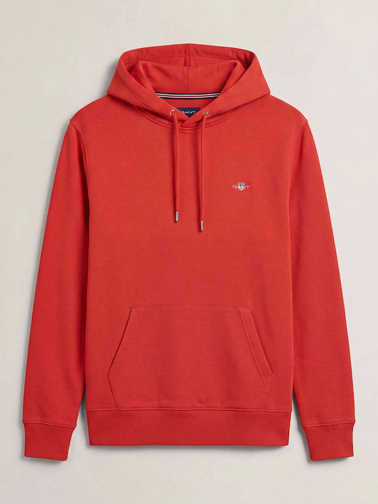 Gant Hooded Sweatshirt Orangered