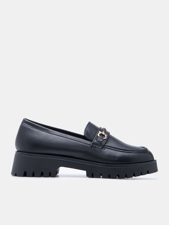 Women's Loafers In Black Color