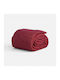 Nef-Nef Homeware Завивка Уплътнено Двойно 240x220см. Chroma Бордо