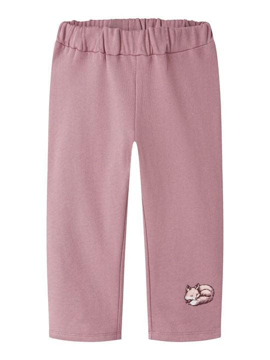 Name It Pantaloni de trening pentru copii Lilas