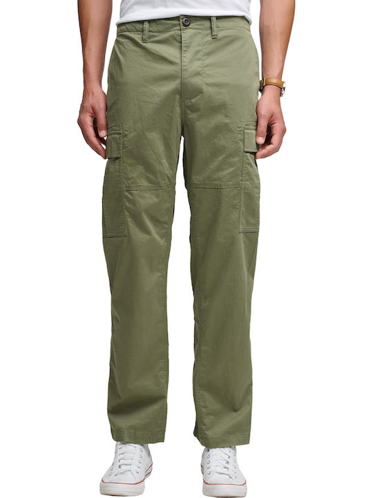 Superdry Men's Cargo Trousers Dusty Olive Green