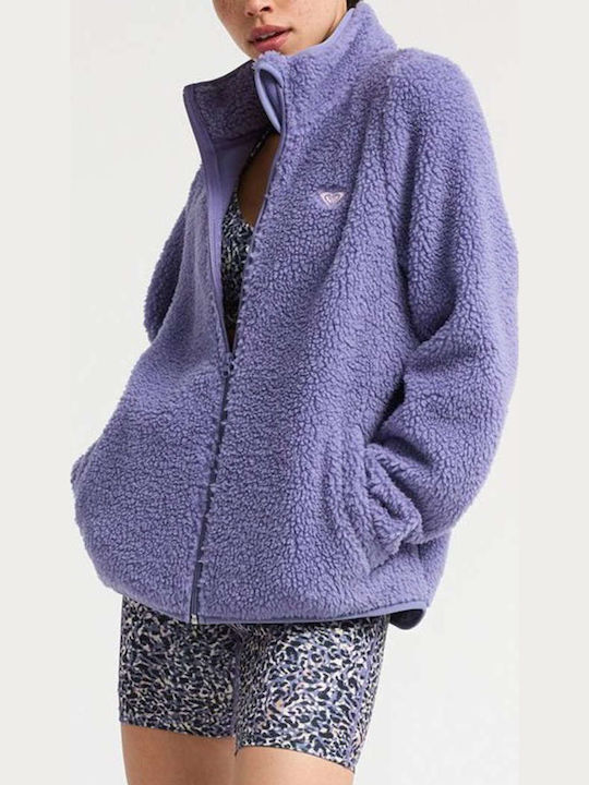'waves Warmth' Cardigan Sport Violet pentru Femei