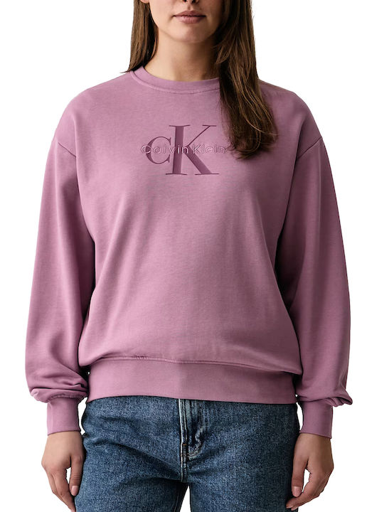 Calvin Klein Hanorac Dama French Terry Dusky Or...
