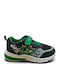 Kids Sneakers with Hook-and-Loop Closure Black