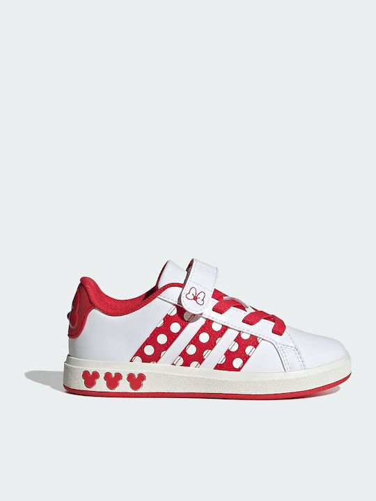 Disney Minnie Mouse Grand Court Παιδικά Sneakers Κόκκινα