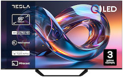 Tesla Televizor Smart 55" 4K UHD QLED Q55E665BUV HDR (2026) Tesla Televizor Smart 55" 4K UHD QLED Q55E665BUV HDR (2026)