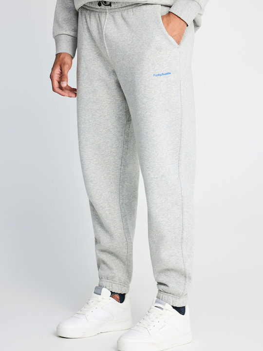 Funky Buddha Herren-Sweatpants Grau