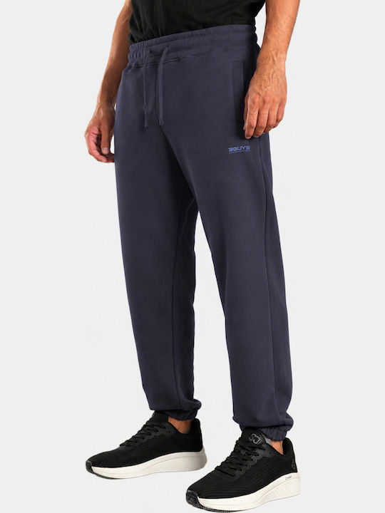 3Guys Navy Blue Sweatpants Set