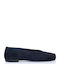 Leder Damen Ballerinas Blaue