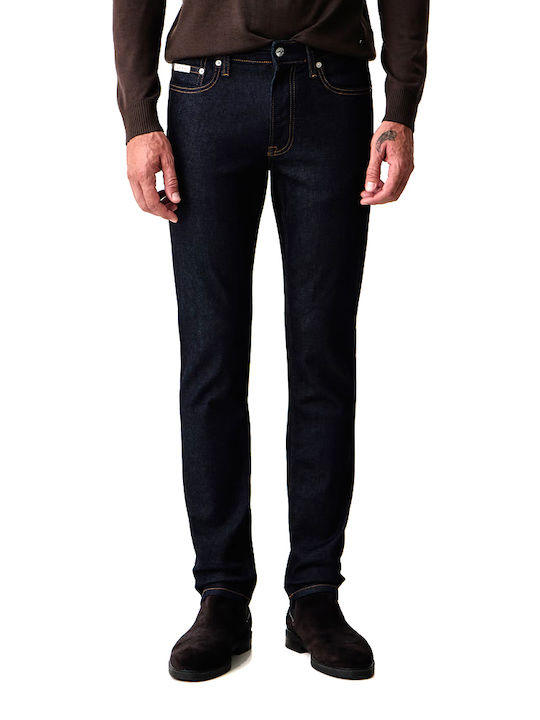 Herren Jeanshosen Elastisches Slim Fit Blau