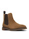 Jaxen Easy Suede Ghete Barbați Maro
