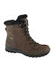 Leather Women's Ankle Boots Brown