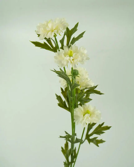 Dekorative Künstliche Blumen Chrysantheme Weiße Kleine 64cm