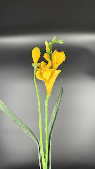 Künstliche Blumen Dekoration Gelbe Freesie