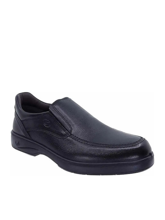 Leder Herren Freizeitschuhe Anatomisch Schwarze