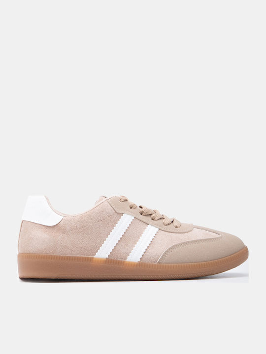 Luigi Damen Sneakers Beige-Dunkel