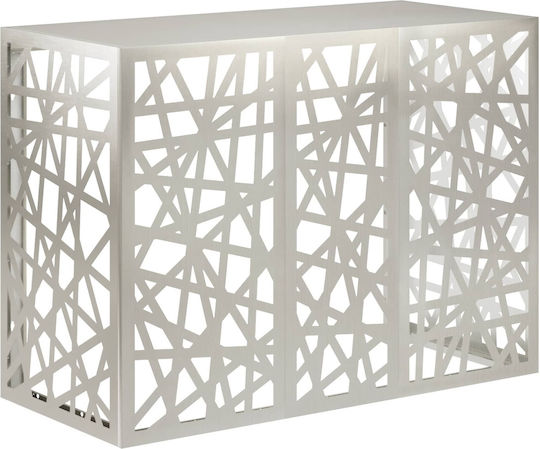VidaXL Air Conditioner Cover Silver 110 x 50 x 80 Cm Stainless Steel