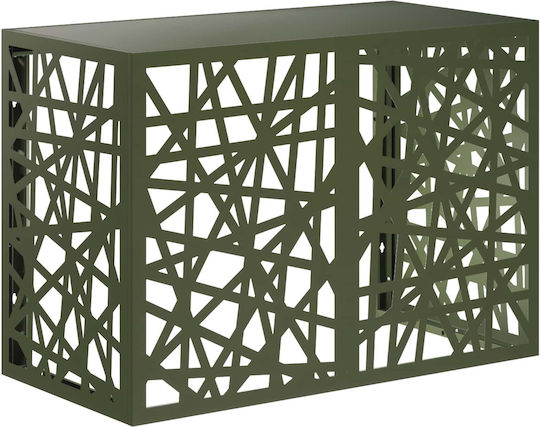 vidaXL Outdoor Unit Cover Olive 100 x 50 x 70 cm Steel
