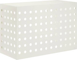 vidaXL Capac de aer condiționat Alb 90 x 40 x 60 cm Oțel