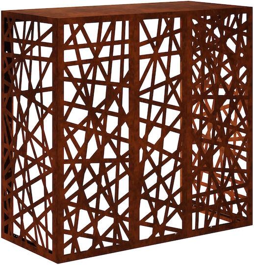 Vidaxl Κάλυμμα Κλιματιστικού Σκ Rusty 110 X 50 X 105 Εκ