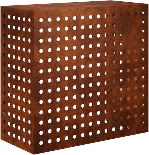 vidaxl Abdeckung der Außeneinheit Klimaanlage Rusty 110 X 50 X 105 cm