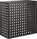 vidaXL Air Conditioner Cover Black 110 x 50 x 105 cm Steel