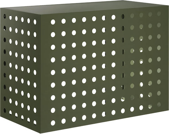 vidaXL Outdoor Unit Cover Olive 100 x 50 x 70 cm Steel