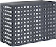 VidaXL Outdoor Unit Cover Anthracite 110 x 50 x 80 cm Steel