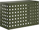 VidaXL Outdoor Unit Cover Olive 90 x 40 x 60 cm Steel
