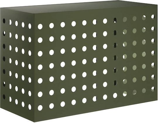 VidaXL Outdoor Unit Cover Olive 90 x 40 x 60 cm Steel