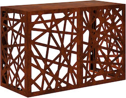 vidaXL Капак на климатик Rusty 90 x 40 x 60 см