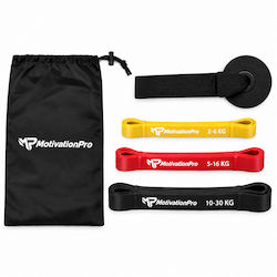 MotivationPro 020201998241-Set Leichte Lange Schlaufe Widerstandsbänder Set 3 Stück MotivationPro 020201998241-Set Leichte Lange Schlaufe Widerstandsbänder Set 3 Stück