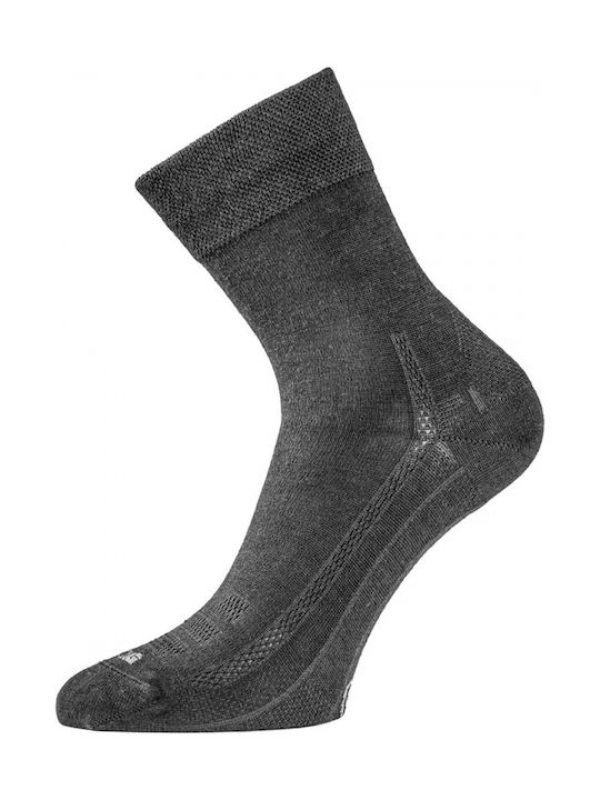 Lasting Merino Trekking Κάλτσες Γκρι 1 Ζεύγος