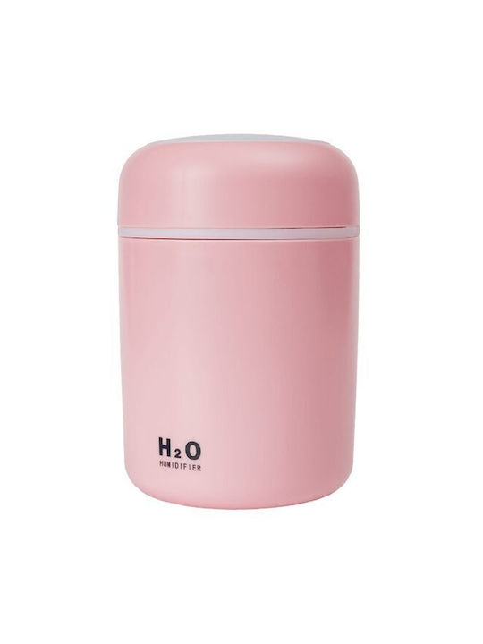 Dispozitiv de Aromaterapie cu Lumini LED cu Temporizator Roz 300 ml LCH-PADYM107P