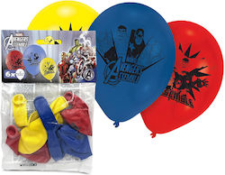 Set of 6 Avengers Multicolour Balloons